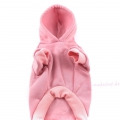 Bild 4 von Kapuzenpullover Rockabilly Skull rosa  / (Größe) L  - Rückenlänge ca. 35 cm