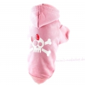 Bild 3 von Kapuzenpullover Rockabilly Skull rosa  / (Größe) L  - Rückenlänge ca. 35 cm