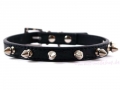 Halsband Punk schwarz  / (Größe) L - Halsumfang ca. 36,5 bis 46 cm 